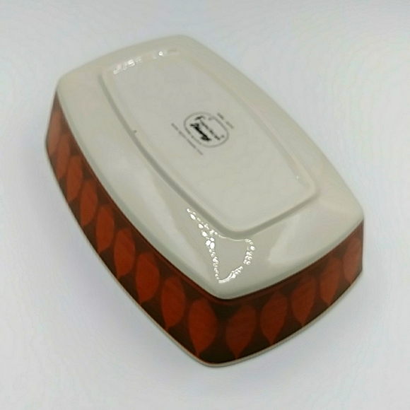 🌹HP! Franciscan Discovery Rectangular Serving Bowl. In Terra Cotta MCM - Picture 3 of 8